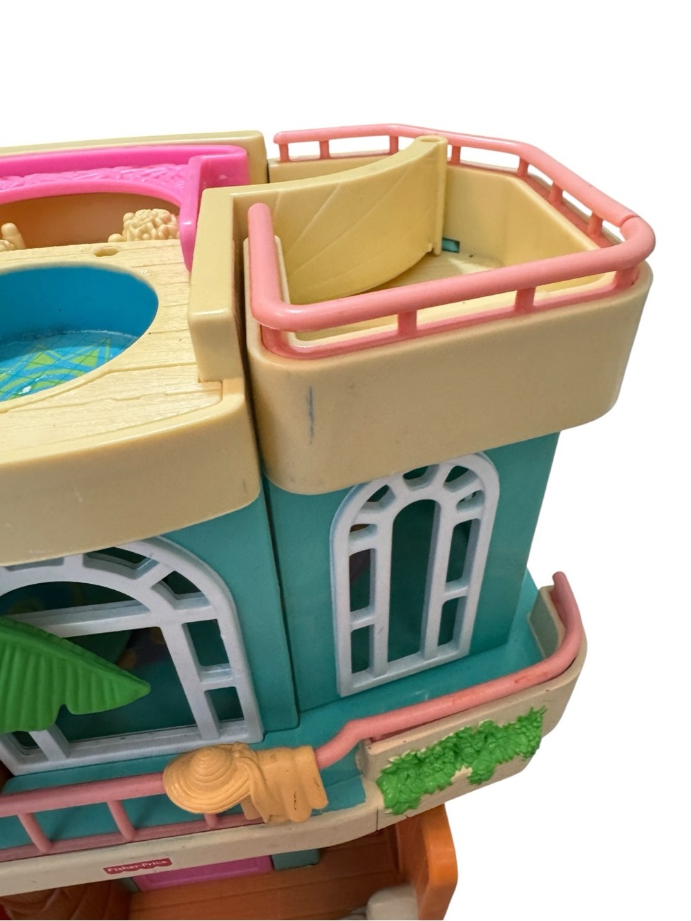 Vtg Fisher Price Sweet Streets Beach House Loving Family Fold & Carry 2000 - Picture 16 of 16